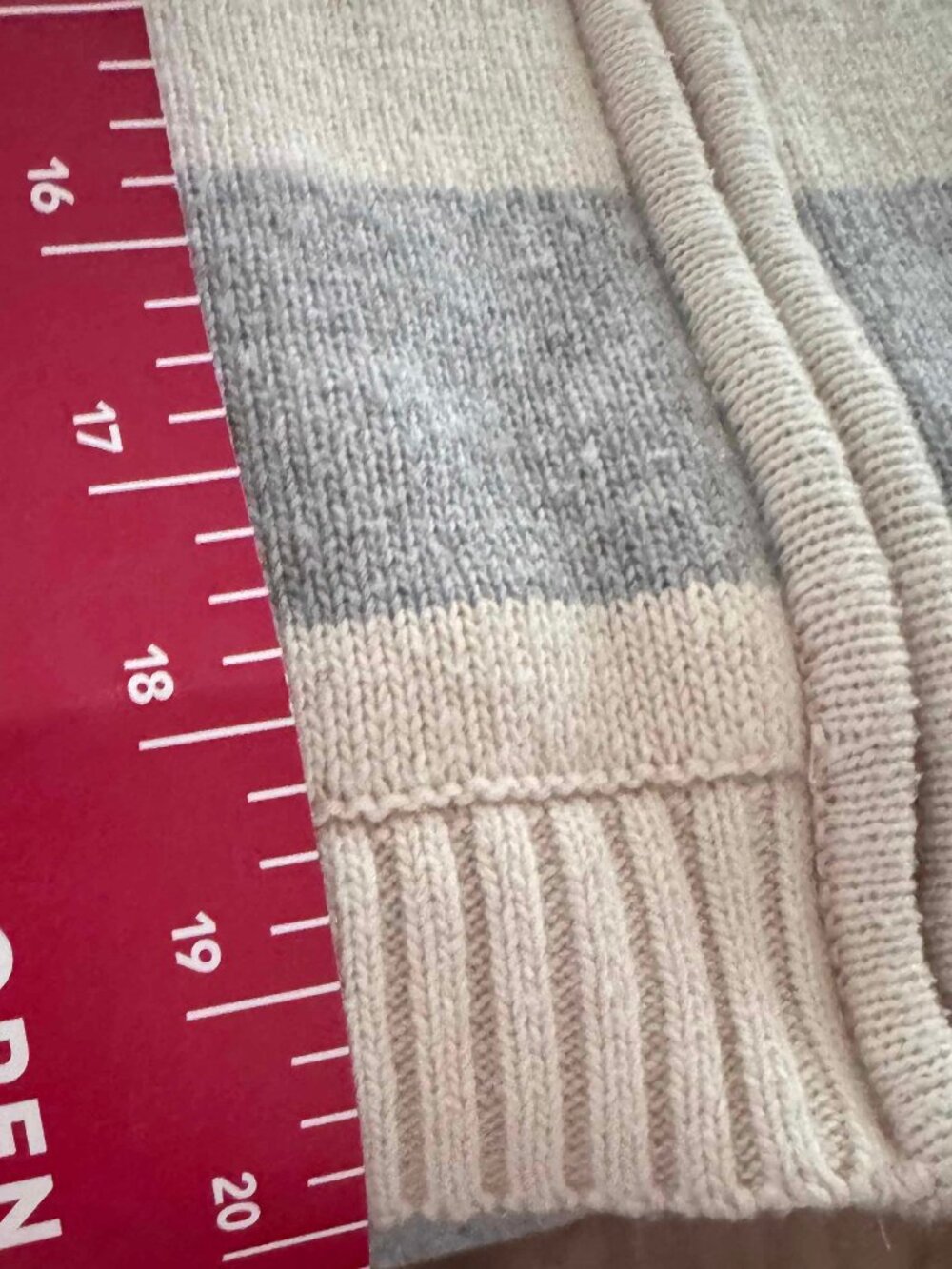 Brandy Melville Alana Striped Zip-Up Knit Hoodie Cardigan Sweater Size S/OS - Picture 15 of 16